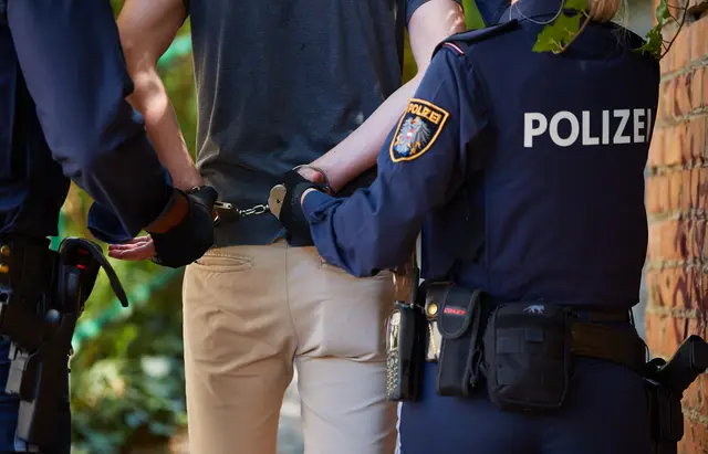 Der 32-jährige Mann wurde festgenommen und befindet sich in polizeilichem Gewahrsam. (Symbolfoto) | Foto: BMI/Alexander Tuma