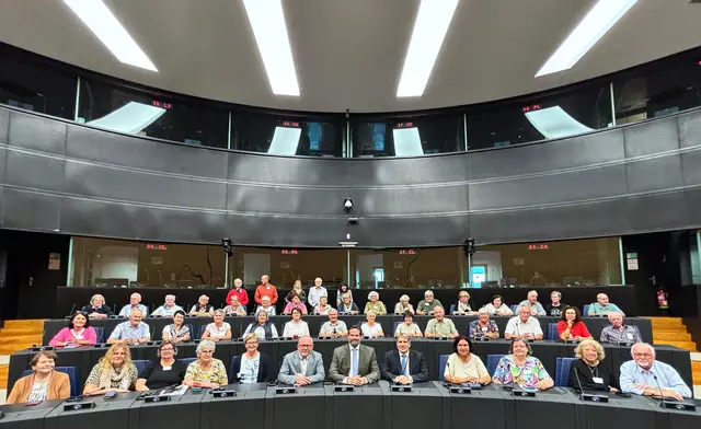 Die Kremser Seniorengruppe auf Besuch im Europaparlament | Foto: Senioren Krems