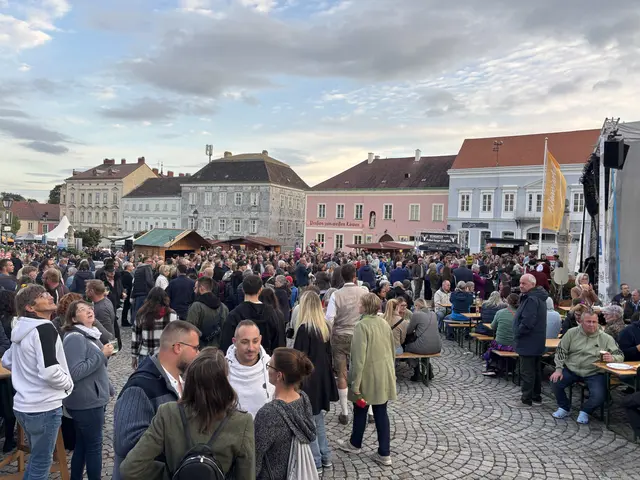 Toller Besuch beim 70. Retzer Weinlesefest. | Foto: Alexandra Goll/Herbert Schleich