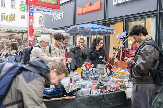 Besucherinnen und Besucher fanden beim Neubaugassen Flaniermarkt eine große Auswahl. | Foto: René Brunnhölzl/MeinBezirk