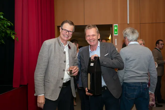 Thomas Perz (l.) feiert mit Perzplan Jubiläum. | Foto: Santrucek