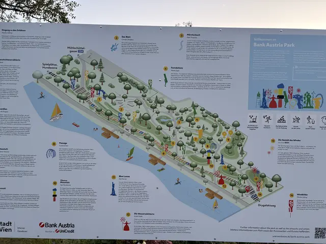 Der Plan des Parks. | Foto: Michael Marbacher/MeinBezirk