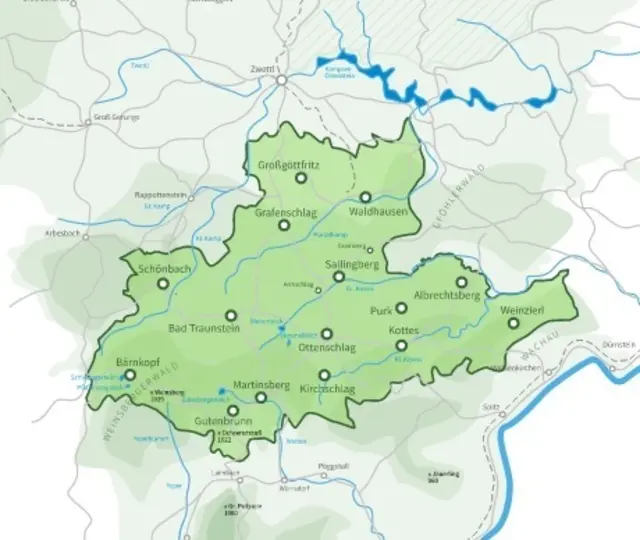 Die 14 Gemeinden der Kleinregion Waldviertler Kernland | Foto: Waldviertler Kernland 