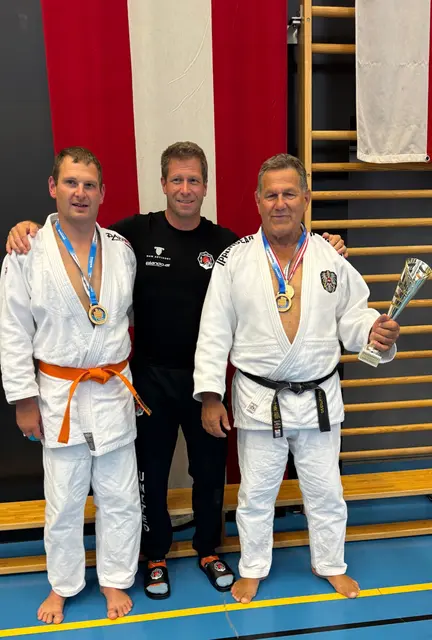 Auch bei der österreichischen Meisterschaft der Veteranen waren zwei Judoka des Vereins mit dabei: Alfons Schussmann (Meistertitel) sowie Patrick Schernthaner (Vizemeistertitel). | Foto: United Judoka Pinzgau