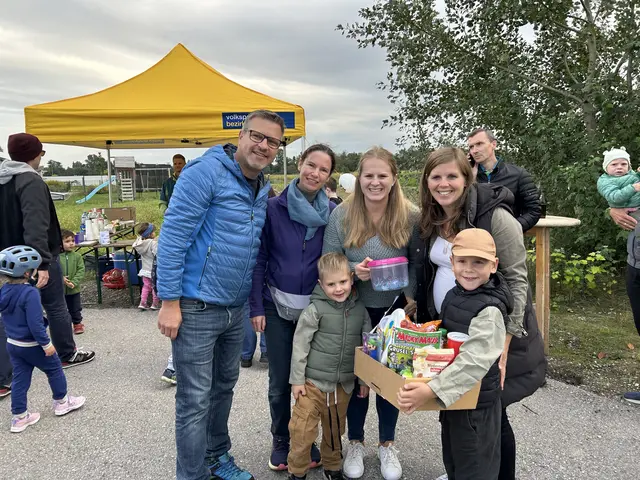 Beim Drachenfest der ÖVP Gramatneusiedl in der Musikersiedlung ließen Kinder ihre Drachen steigen, bastelten eigene Modelle, falteten lustige Igel und tobten sich an abwechslungsreichen Spielestationen aus. | Foto: ÖVP Gramatneusiedl