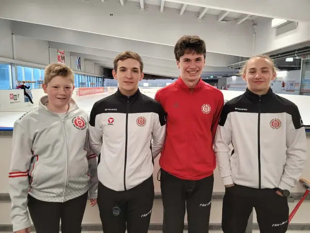 Marcel Resch, Florian Kramlinger, Christoph Neumayr und Johannes Kramlinger (v. li.) waren in Füssen im Einsatz. | Foto: KCC