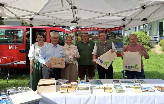 Ulrichsberg präsentierte sich in Baiersdorf auch als Tourismusgemeinde.  | Foto: Marktgemeinde Ulrichsberg