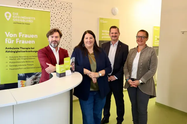 Die Gesundheitsgreisslerei in der Columbusgasse 103 wurde unlängst ausgebaut. Sie steht allen Frauen offen, die sich eine ambulante Behandlung, Betreuung und Rehabilitation bei einer Drogen- und/oder Alkoholproblematik wünschen. | Foto: Stadt Wien/Martin Votava