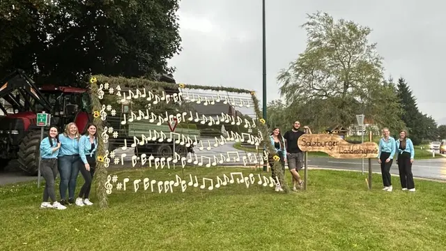Dritte Platz für die Deko der Ortseinfahrt St. Michael im Lungau | Foto: LJ St. Michael im Lungau