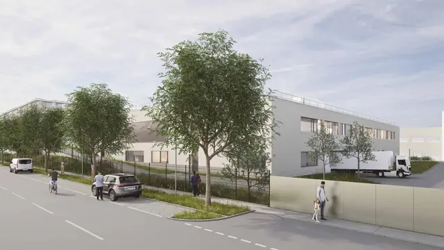 Bei der Wulzendorfstraße wird es eine neue Zufahrt geben. | Foto: Darstellung: ARGE INA / Architektur Consult ZT
