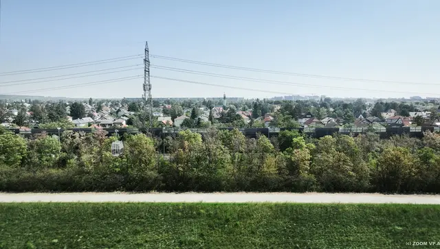 Entlang des Floridsdorfer-Ufers der Donau soll die Seilbahn in tiefer Lage verlaufen. | Foto: Genial Tourismus- & Projektentwicklung GmbH