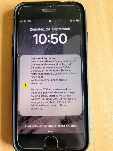 Das mobile Bevölkerungswarnsystem „AT-Alert“ wurde unlängst im Raum Alkoven getestet. | Foto: LandOÖ/Reixenartner