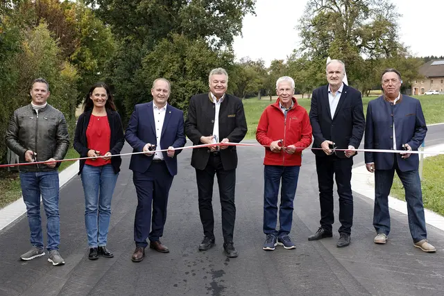 Die Bauarbeiten an der L1368 Gerersdorfer Straße im Gemeindegebiet von Kematen an der Krems sind nun vollständig abgeschlossen.  | Foto: Land OÖ/Daniel Kauder