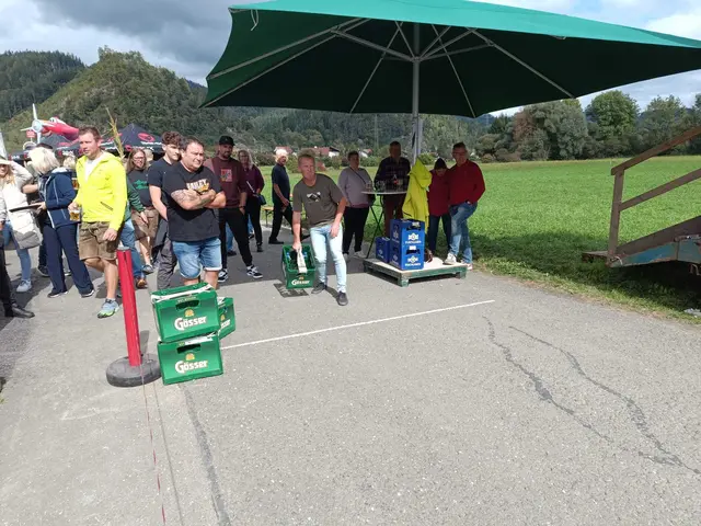 Spannung, Spiel aber vor allem viel Spaß gab es beim Bierkistenschiaßn beim Herbstfest der FF Kaisersberg. | Foto: FF Kaisersberg