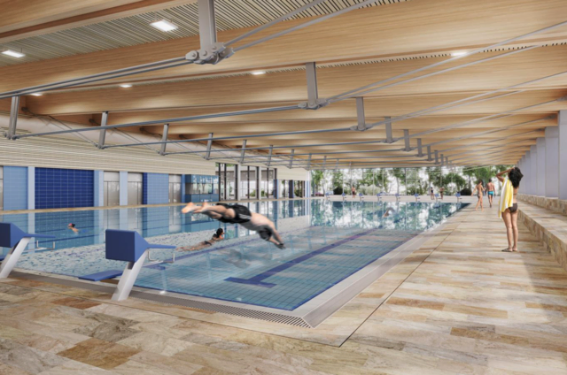 So soll das Erlebnisbecken nach der Sanierung des Burghauser Bades in etwa aussehen. | Foto: Stadt Burghausen/Hitzler Ingenieure