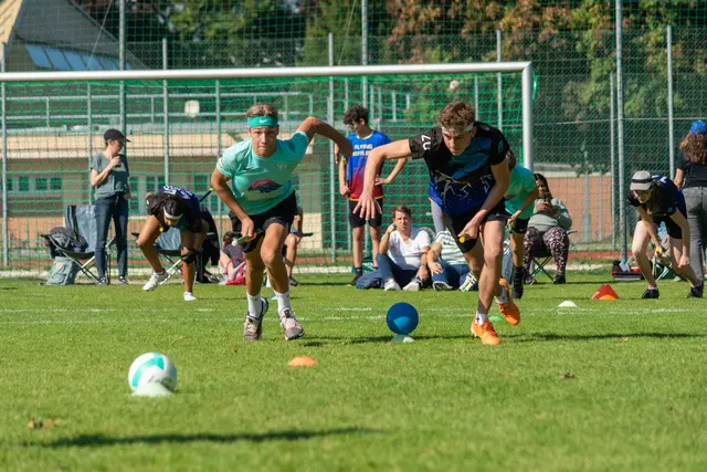 Start des Spiels gegen die Salzburger | Foto: Benjamin Bergmann und Dominik Baumann