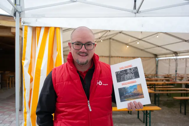 Christopher Heißenberger verfasste eine Festschrift über das Poldiheim. | Foto: Santrucek