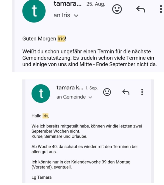 Letztlich zeigten volle Terminkalender und kurzfristige Absagen, wie schwierig ehrenamtliche Planung sein kann. | Foto: SPÖ Meiseldorf
