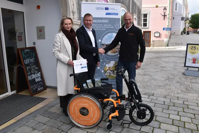 Hannes Steinacker freut sich über die Umsetzung des Projekts | Foto: Alexandra Goll