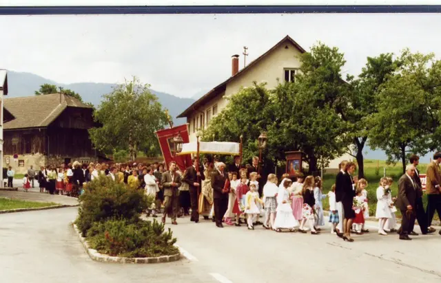 Fronleichnamsprozession in St. Stefan, 1990 | Foto: P.St.