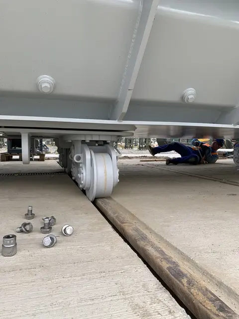 Nahansicht der Schiene | Foto: Mara Schwarz-Mitrovic