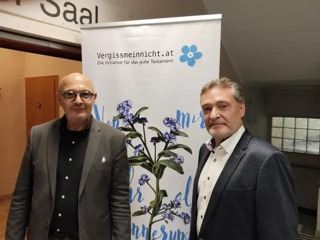 Infoveranstaltung in Bruck an der Mur: Markus Aichelburg und Wolfgang Stütz. | Foto: VGMN