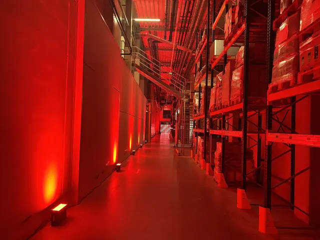 Beim Gang durch das neue Logistikzentrum in Wals-Siezenheim. | Foto: Emanuel Hasenauer