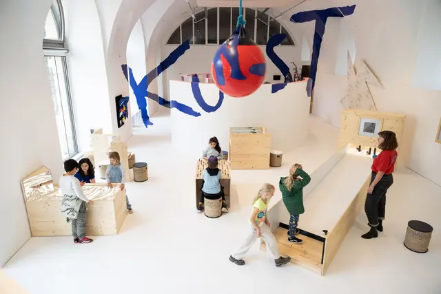 Die Ausstellung "Kunst &amp; Spiel" läuft noch bis Februar 2026, hat aber ein paar neue Stationen dazubekommen.  | Foto: ZOOM Kindermuseum/Paul Pibernig