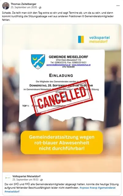 Letztlich unterstreicht die Episode, dass politische Schlagworte schnell Eindruck erwecken, ohne die tatsächlichen Abläufe widerzuspiegeln. | Foto: SPÖ Meiseldorf