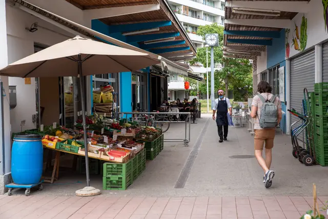 Durch den Ankauf von den Standl erhofft man sich, den Volkertmarkt zu attraktivieren. (Archiv) | Foto: Markus Spitzauer