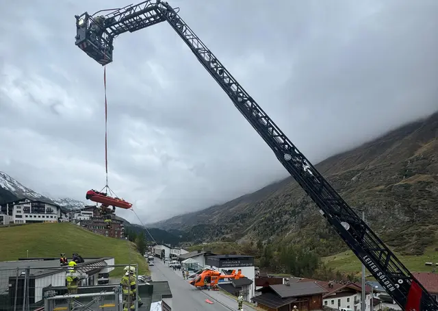Baustelle in Gurgl, an der sich am Dienstagvormittag der Unfall ereignete. | Foto: zoom.tirol