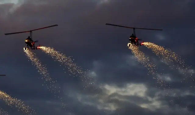 Die beeindruckende Nachtshow | Foto: Flugsportzentrum Spitzerberg