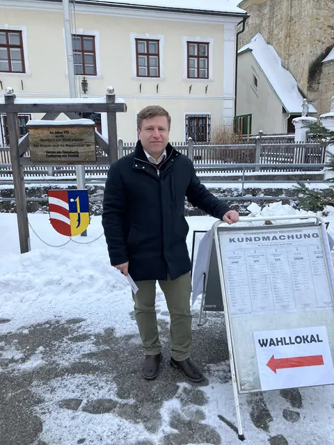Jürgen Handler, FPÖ, bei der Landtagswahl 2023. | Foto: privat