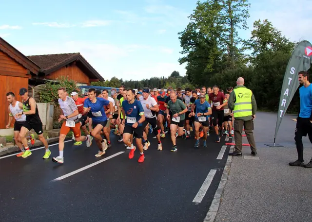 Zahlreiche Athletinnen und Athleten aus ganz Österreich reisten am 25. September 2025 nach Thalgau, um sich der Herausforderung des Berglaufs zu stellen. | Foto: Bundesheer