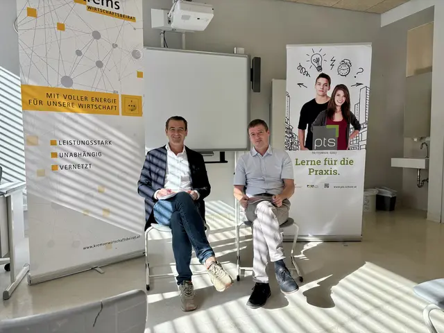 Paul Birngruber (Wirtschaftsbeirat) und Martin Müllner (Polytechnische Schule) | Foto: Simone Göls