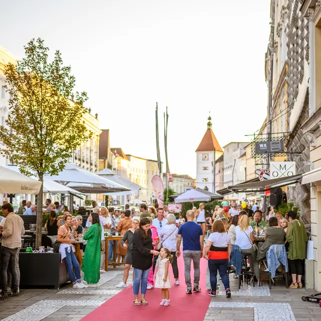 Die Welser Shopping-Week steuert auf den Höhepunkt der Einkaufswoche zu: Die Shopping-Night wartet mit abendlichem Einkaufsvergnügen, Musik und dem Abschluss der Löwensafari auf. | Foto: WMT