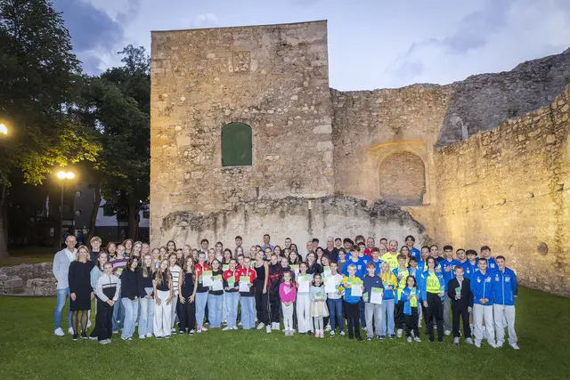 200 Sportlerinnen und Sportler wurden in den Kasematten für ihre Leistungen geehrt.