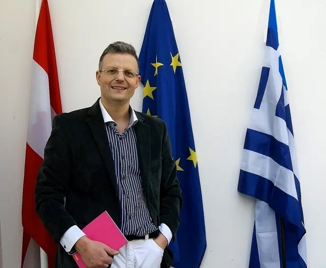 Matthias Laurenz Gräff, NEOS Repräsentant für Griechenland  | Foto: Privat (Georgia Kazantzidu)
