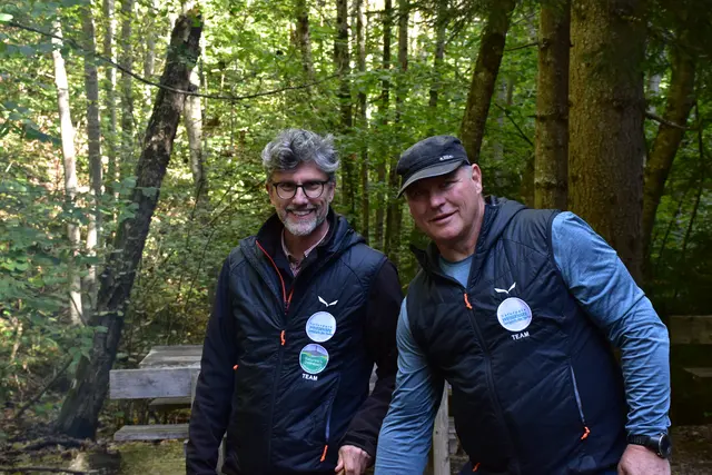 Robert Heuberger,Naturpark-Geschäftsführer und Robert Röbl, Naturpark-Ranger | Foto: MeinBezirk/Carmen Rienzner