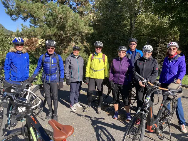 Neun von 37 Vereinsmitgliedern des BE-E-Bike Vereins aus Kalsdorf trotzten der Kälte. 