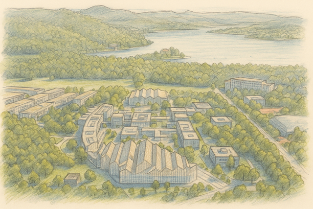 Zeichnung nach einer Visualisierung des Snøhetta Studios Innsbruck
