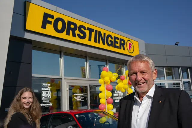 Forstinger-Geschäftsführer Rudolf Bayer bei der Eröffnungsfeier. | Foto: Santrucek