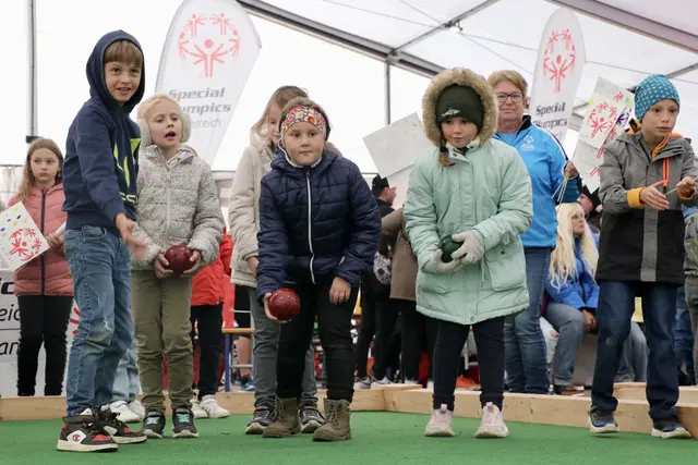 Schüler:innen der VS Wolfau  | Foto: Special Olympics Burgenland