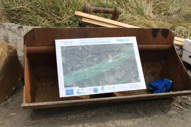 Kern der Arbeiten ist der Rückbau von rund drei Kilometern harter Uferverbauung.  | Foto: Sadiki-Peckary