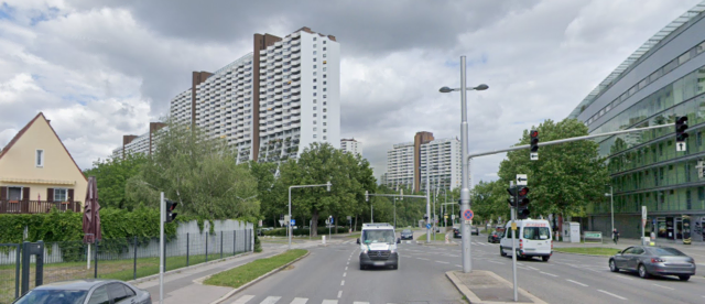 Ganz in der Nähe des Wohnparks Alterlaa soll es zu einer versuchten Kindesentführung gekommen sein. | Foto: Screenshot Google Maps