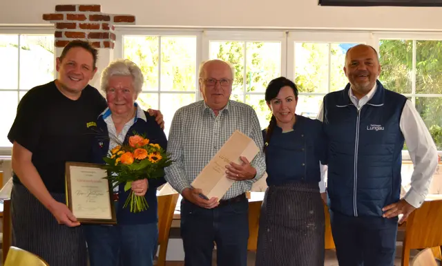 Michael Gruber, Fam. Schuster, Steffi Gruber, Bernd Siorpaes (GF TVB Salzburger Lungau Katschberg) | Foto: TVB Salzburger Lungau Katschberg