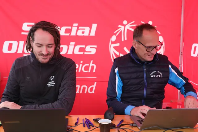 SOÖ-Sportdirektor Thomas Gruber und Hermann Halwachs (Technischer Delegierter) | Foto: Special Olympics Burgenland