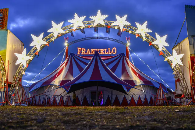 Circus Frankello schlägt sein Zelt in Wels auf. Was die Besucher bei der neuen Show 2025 wohl alles erwarten wird? | Foto: Lukas Arnold