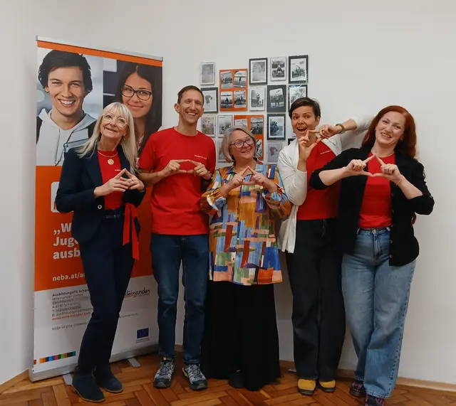 Das AFit Schärding Team: Ingrid Spindler, Rudolf
Rembart, Elena Szép, Marie-Therese Hechinger und Barbara Meindl (v. l.). | Foto: Afit Schärding