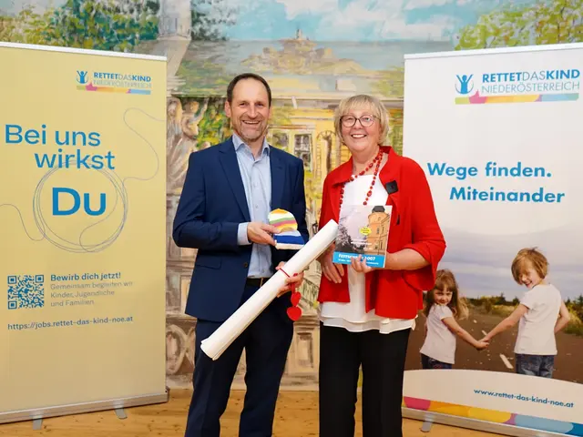 Monika Franta übergibt die Geschäftsführung an Gerhard Haller. | Foto: Rettet das Kind NÖ